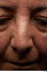 Face Nose Skin Woman Chubby Wrinkles Studio photo references